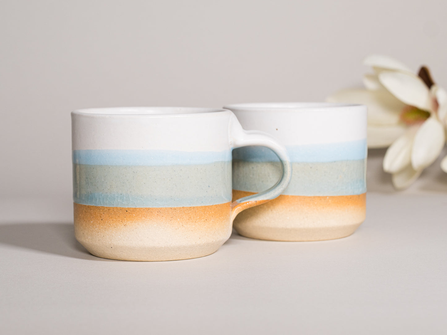 Espresso/Cortado Cup Blue-Grey White 5.5 oz