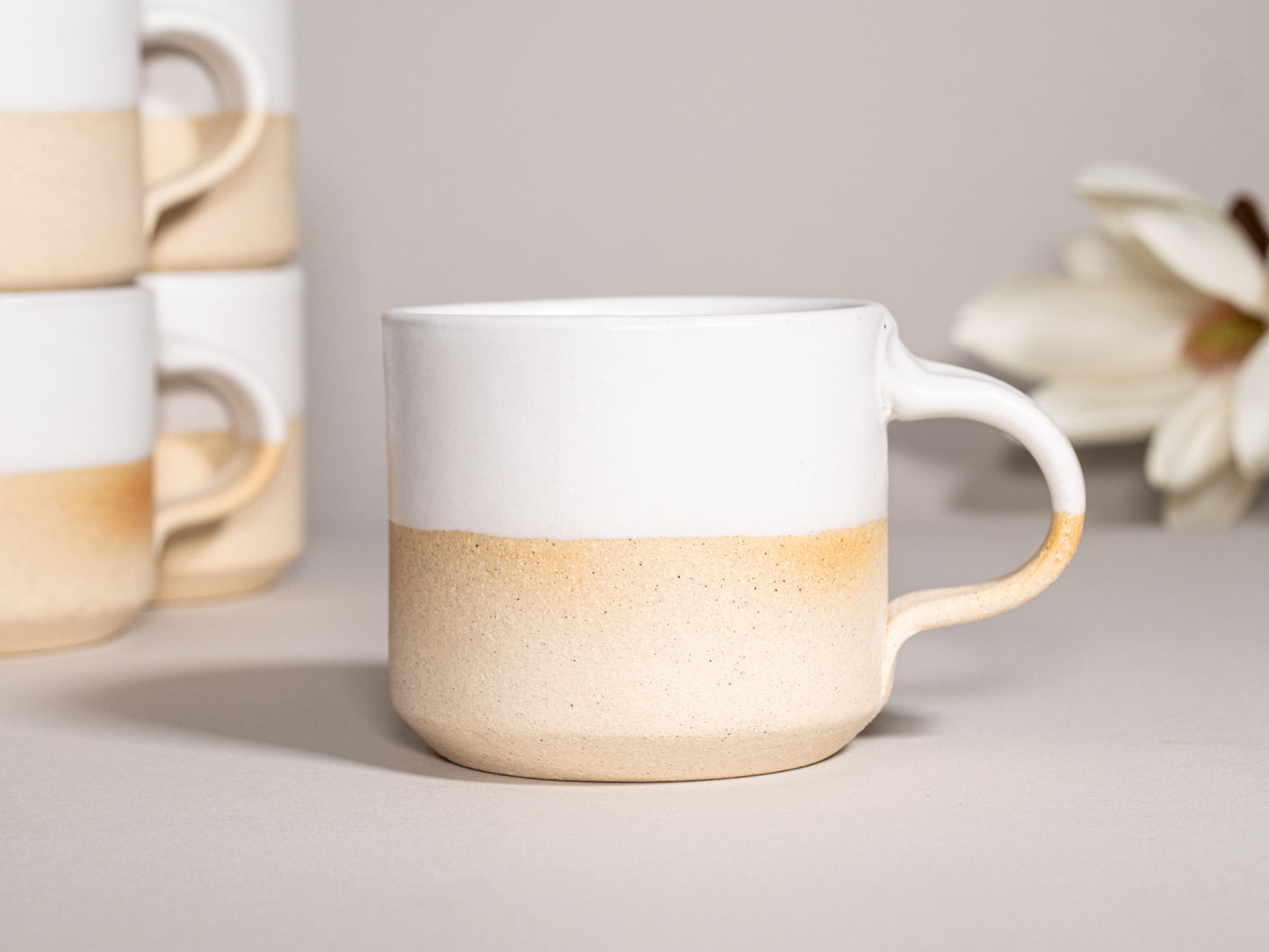 Espresso/Cortado Cup Sandy White 5.5 oz