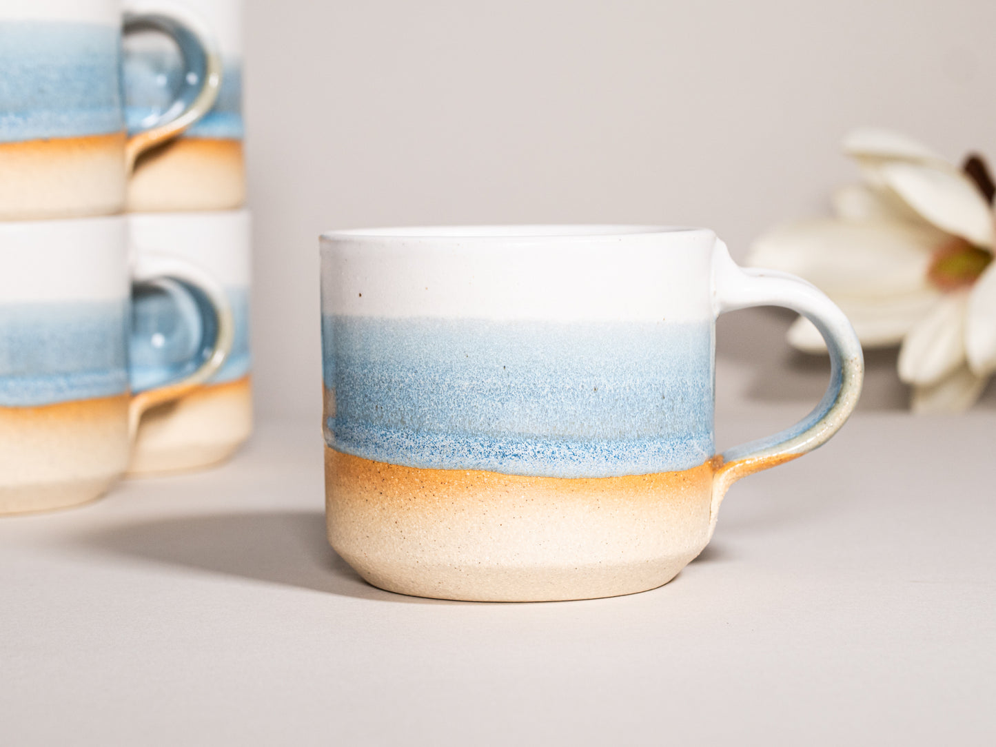 Espresso/Cortado Cup Ice-Blue White 5.5 oz