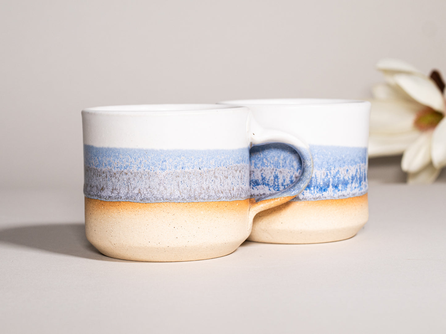 Espresso/Cortado Cup Blue-Purple White 5.5 oz