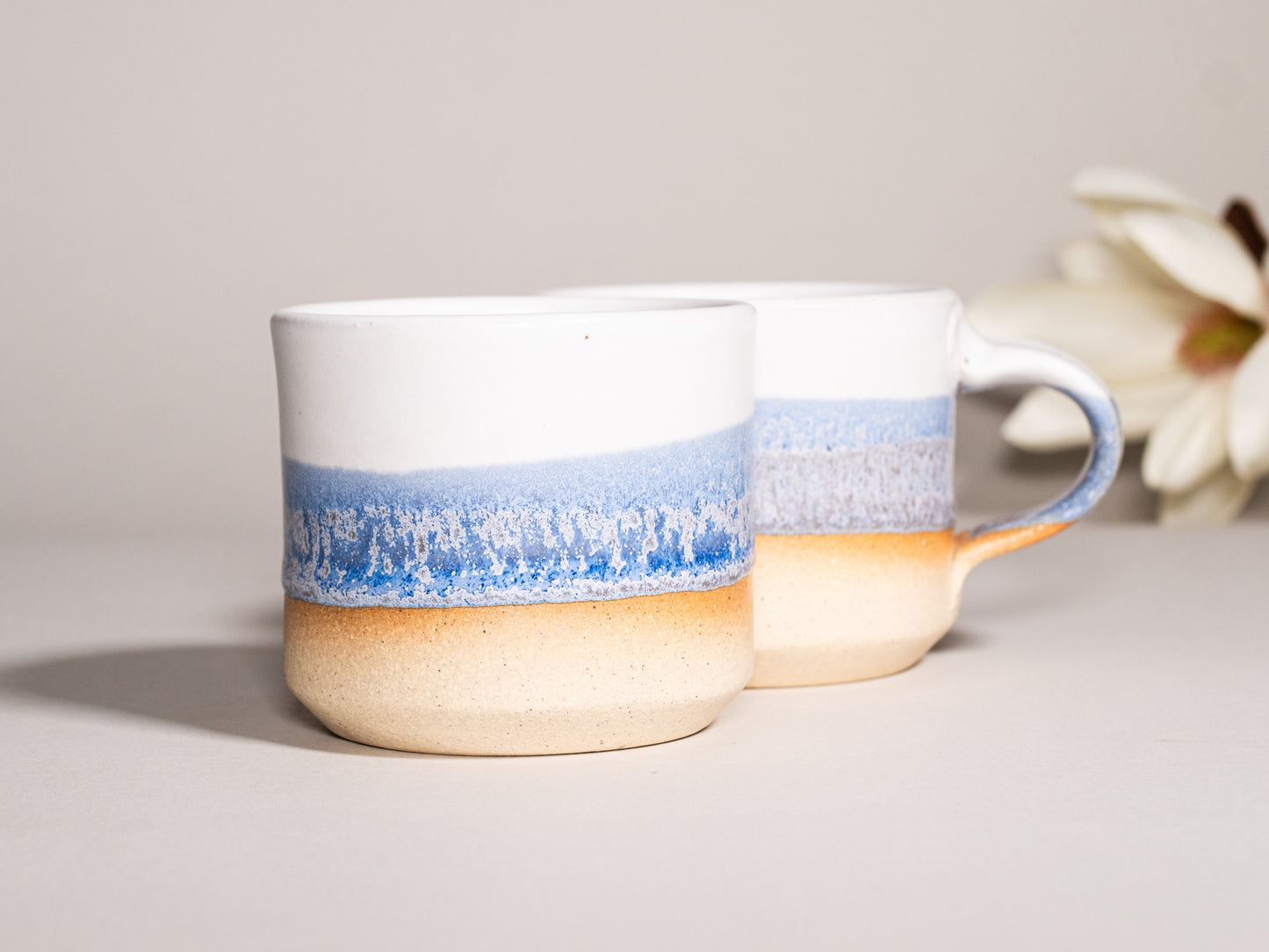 Espresso/Cortado Cup Blue-Purple White 5.5 oz