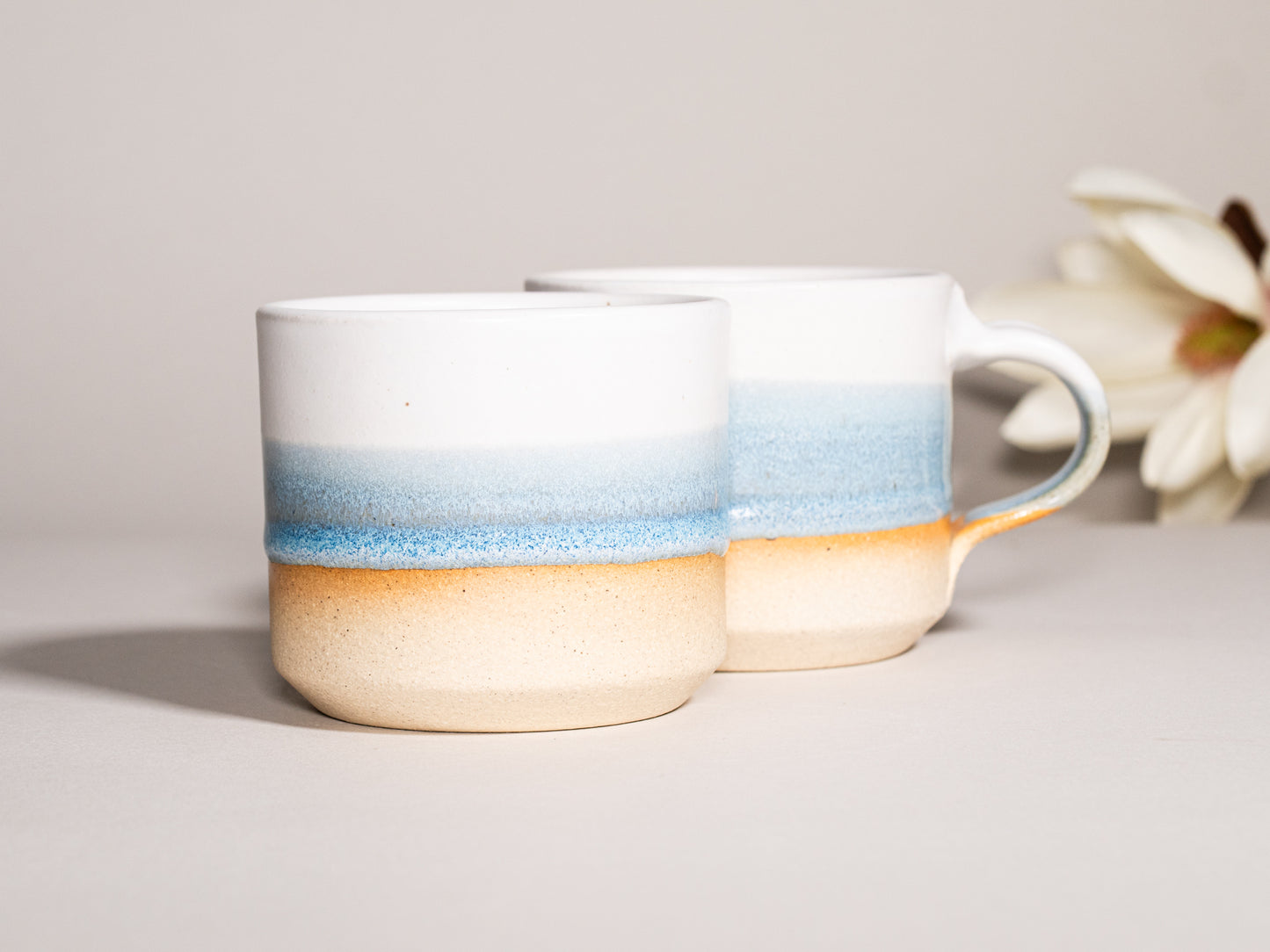 Espresso/Cortado Cup Ice-Blue White 5.5 oz