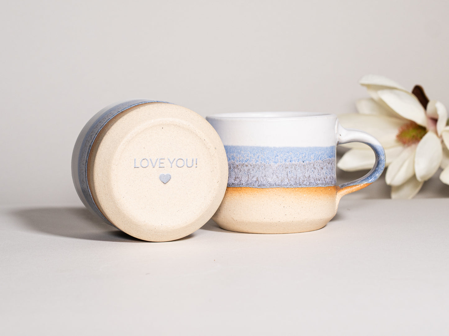 Espresso/Cortado Cup Blue-Purple White 5.5 oz