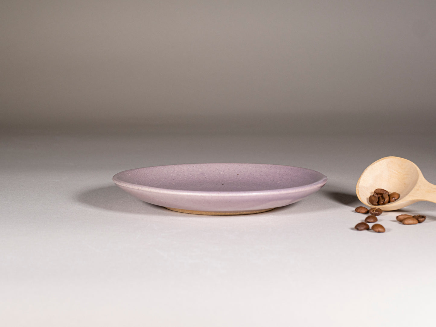 Cappuccino Cup, Latte Cup: Purple/White, approximately 10 -12 oz, Stoneware