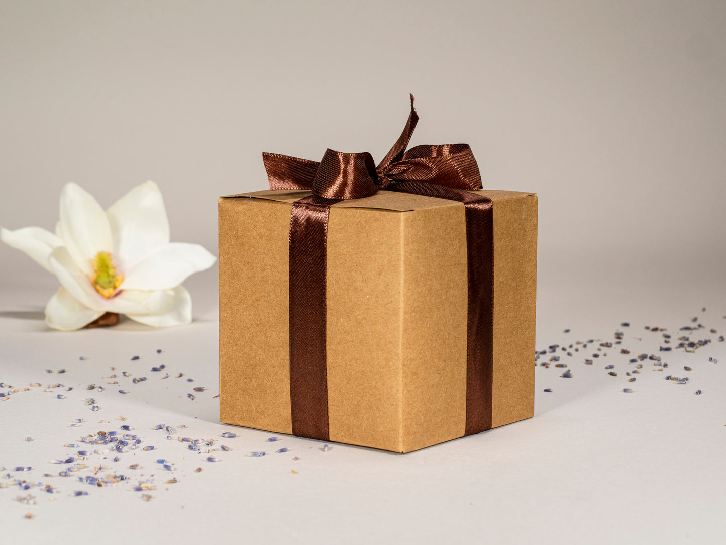 Gift Set: 14 oz cup and 5.5 oz cup in Blue Purple White Stoneware Handmade