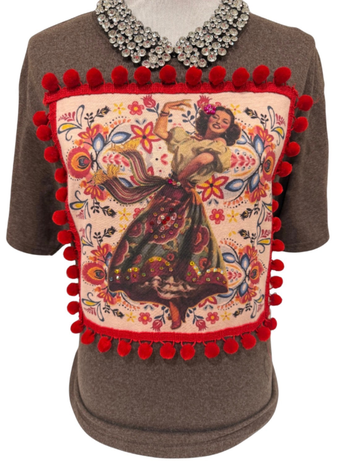 Ceramic Coffee Tea Mug with Handle Purple White 14 oz Stoneware