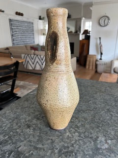 Ceramic Coffee Tea Mug with Handle Blue-Purple White 14 oz Stoneware