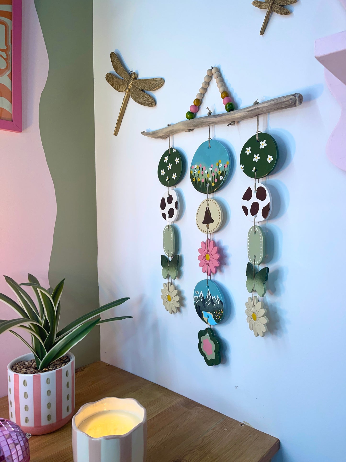 Ceramic Coffee Tea Mug with Handle Turquoise White 14 oz Stoneware