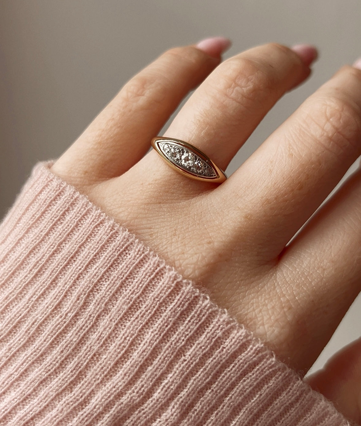 Ceramic Coffee Tea Mug with Handle Brown-Blue White 14 oz Stoneware