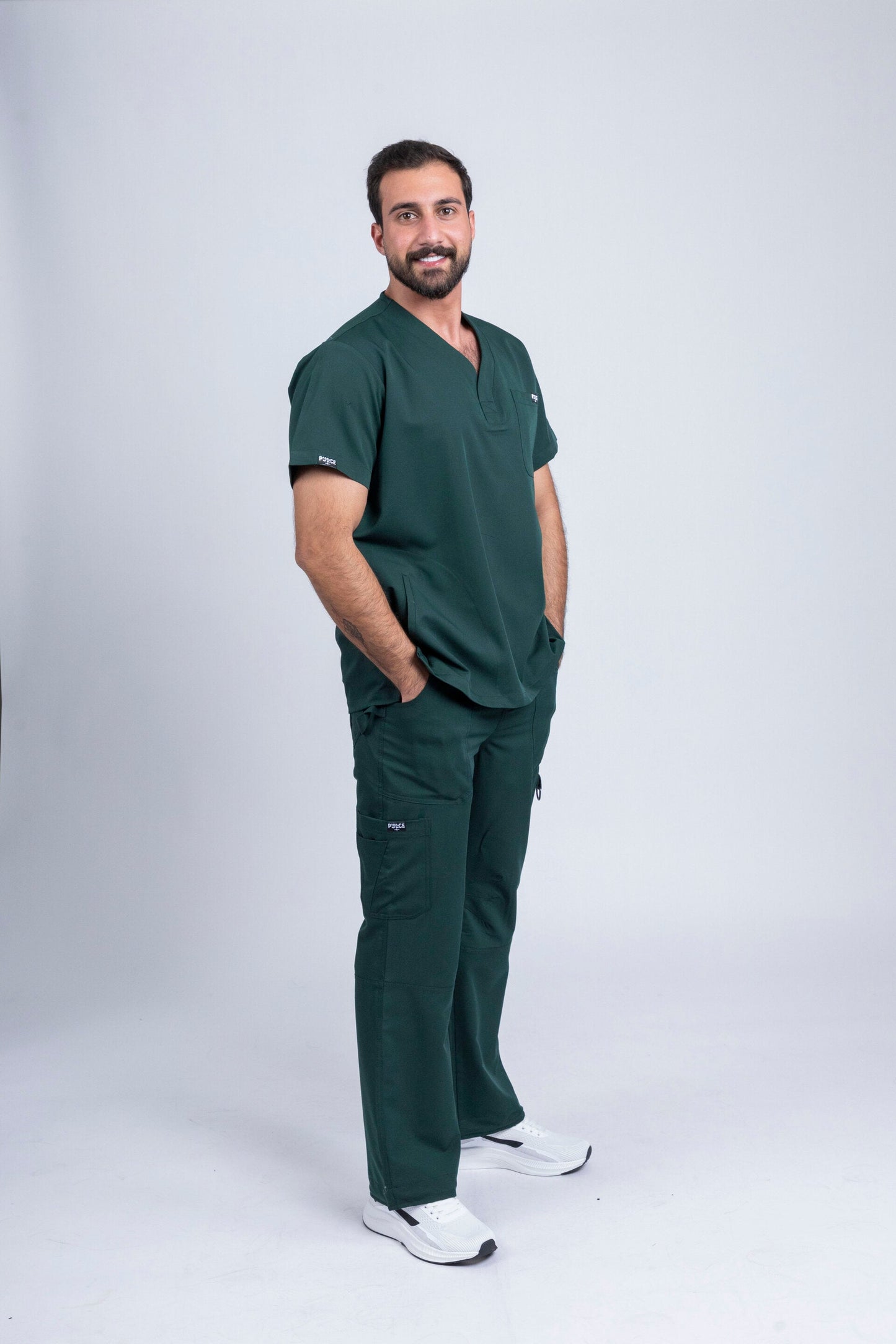 Ceramic Coffee Tea Mug with Handle Purple White 14 oz Stoneware