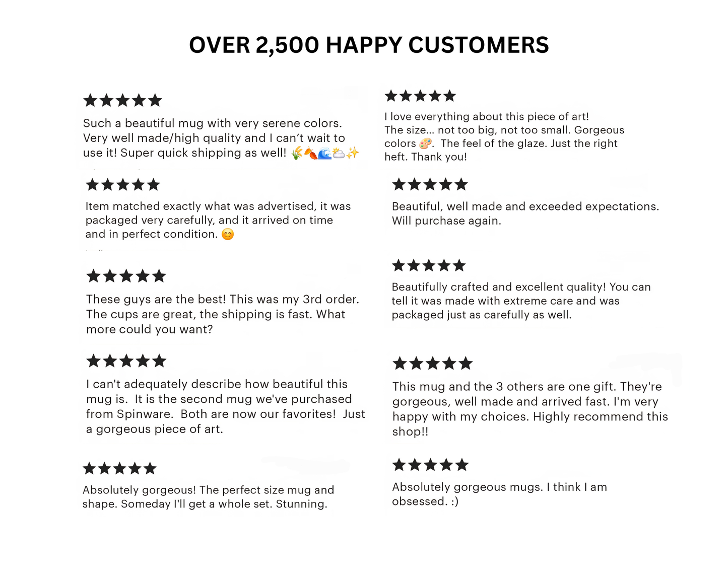 Small Ceramic Coffee Tea Mug Speckled White 8-10 oz Stoneware