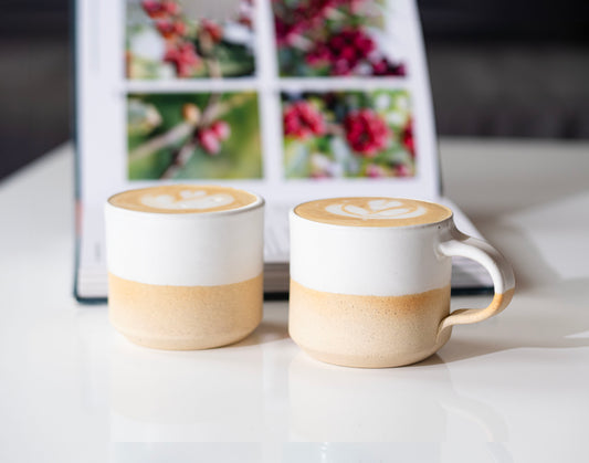 Espresso/Cortado Cup Sandy White 5.5 oz