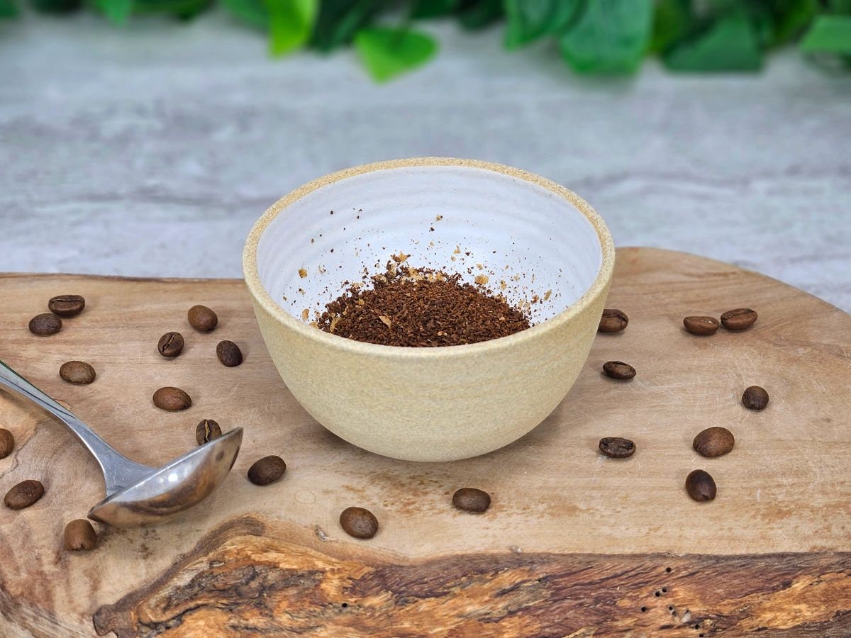 Cupping Bowl(s): Sandy White, 200 ml, handmade, stoneware
